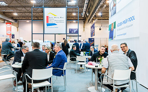 Messestand des FVSHK NRW Messe Essen